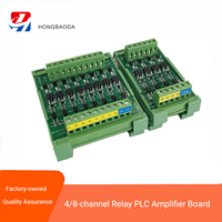 Amplificateur PLC isolé HONGBAODA DC 4/8 voies, 50A, courant élevé, entrée NPN/PNP compatible, isolateur photoélectrique, relais PLC