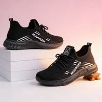 Chaussures de course et de tennis tendance pour hommes - Légères, respirantes, avec empeigne en tissu confortable pour le printemps/été/automne
