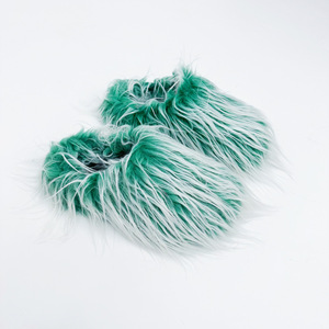 Women's Plush Warm Winter Faux Fur for <strong>Slippers</strong> Mongolian <strong>Wool</strong> Inspired Y2K <strong>Wool</strong> Slides Spicy Girl Imitation Fur for Spring - Product Image 5