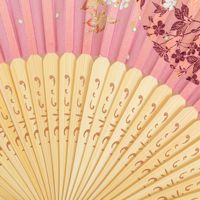 Kipas Lipat Gaya Jepang Cina Berlapis Cat Berkualitas Tinggi HZ untuk Wanita, Kerajinan Bambu, Hadiah, Kipas Hanfu untuk Anak-anak, Kipas Lipat Bambu