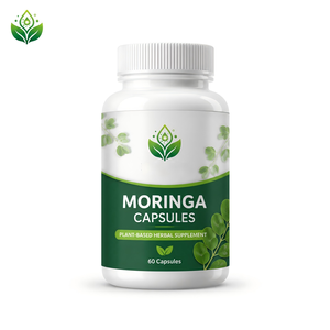 Capsules d'Élixir Vert aux Feuilles <span class=keywords><strong>de</strong></span> <span class=keywords><strong>Moringa</strong></span>, 60 Comprimés, Complément Alimentaire à Base <span class=keywords><strong>de</strong></span> Plantes - Product Image 1