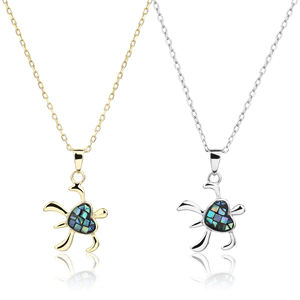 Модное Ювелирное Украшение для женщин, позолоченная цепочка, подвеска в виде черепахи, Шарм-подарок - Product Image 1