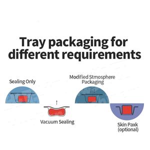 HVT-450M/2 Hualian 食品 鶏肉 食事用 ガス置換包装 (MAP) および 真空スキンパック トレイシーラー 包装機 - Product Image 3