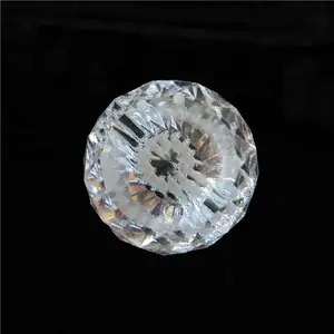 15mm-100mm Kristalls teine Kronleuchter kugeln Runde facettierte Kronleuchter teile Glaskugeln für Weihnachts geschenk Hochzeits dekor