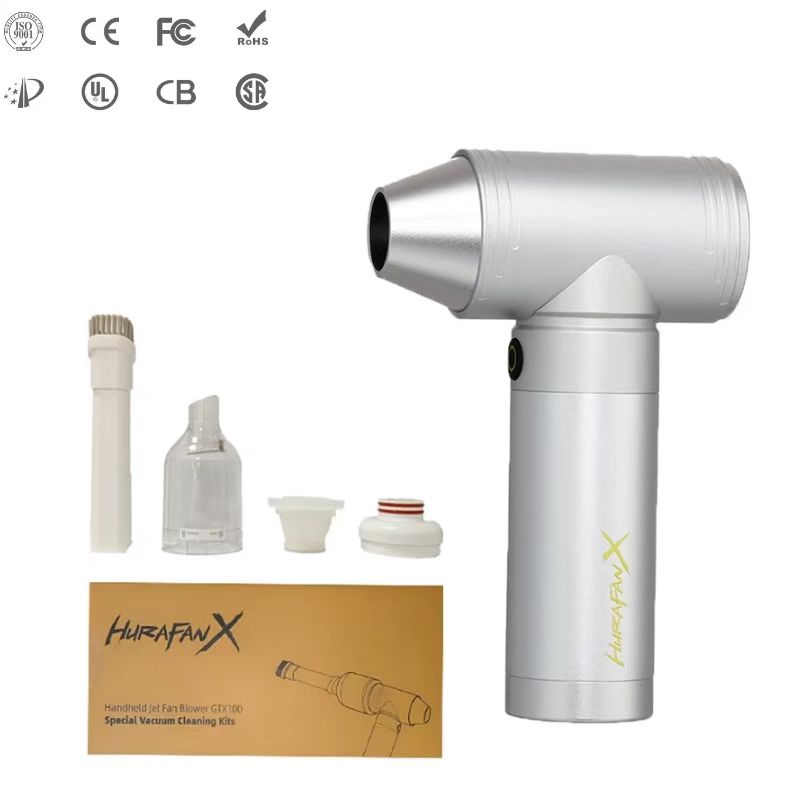 ORANGLES High Speed Mini Turbo Jet Fan Handheld Vacuum Cleaner & Blower 2-in-1 for Car Home DIY Saudi Arabia - detailed closeup view - illustrating benefits - Image 3 of 5 | created for all | Shop High Speed Mini Turbo Jet Fan Handheld Vacuum Cleaner & Blower 2-in-1 for Car Home DIY Saudi Arabia North Carolina | Free Shipping ORANGLES
