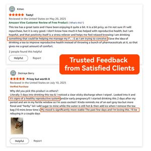 Té para el Útero Chinaherbs de Primera Calidad, Natural, Herbal, Sin OMG, Apoya la Fertilidad, Salud, Equilibrio Hormonal Natural - Product Image 4