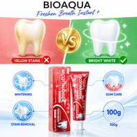 Dentifrice blanchissant à la niacinamide, pour le nettoyage des dents, l'haleine fraîche et les soins bucco-dentaires