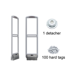 Sistema de Detección EAS con Antena Antirrobo para Tiendas de Ropa, Material ABS Gris, Etiquetas AM 58KHz, Desprendedor de Etiquetas, Suministro Directo de Fábrica - Product Image 1