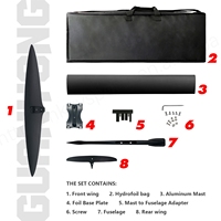 2025 nouveauté hydroptère GY-AXIS ART V2 1099 fibre de carbone vague surf aile feuille conseil électrique planche de surf accessoire noir