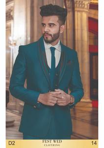 Chaqueta elegante para hombre con pantalones de traje a juego y chaleco conjunto de tres piezas Ideal para bodas, compromisos, fiestas y ropa de oficina - Product Image 6