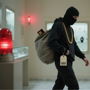 May mã vạch thẻ cứng tự dính trang sức trang phục tùy chỉnh in nhiệt UHF RFID Nhãn dán nhãn CuộN - Product Image 6