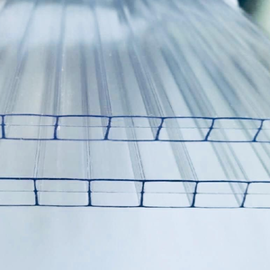 Hoja de <span class=keywords><strong>policarbonato</strong></span> poroso multicapa transparente de <span class=keywords><strong>3mm</strong></span> y 12mm de espesor, materiales de construcción de invernaderos modernos para almacenes de hoteles - Product Image 4