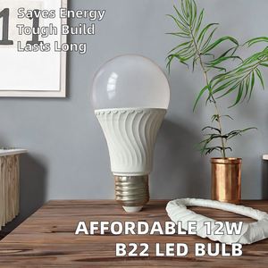 หลอดไฟ LED ลายเส้น ราคาถูก รุ่น Global 12W SKD ขายดี ขั้ว B22 พร้อมอะแดปเตอร์ AC แบบ E27 - Product Image 3