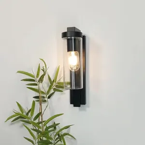 Produsen menjual produk kustom lampu dinding ip44 tahan air luar ruangan maks. 60w lampu dinding luar ruangan