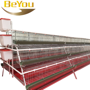新款BeYou BeYou-<span class=keywords><strong>Cage</strong></span> 3层5门层笼A型120只鸡冷镀锌多功能动物笼用于蛋鸡场使用 - Product Image 4