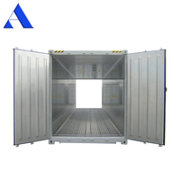 Hete Aanbieding 40ft HC Geïsoleerde High Cube Opslagcontainer Met T-Aluminiumvloer in Qingdao