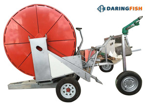 DaringFish Farmbewässerungssystem: Zentral- und Seitenbewässerungsmaschine mit korrosionsbeständiger Kunststoffpumpe und digitaler Regenkanone - Product Image 1