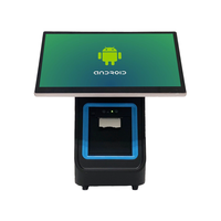 Edobbo ED1563 Terminal de commande de restaurant à écran tactile noir de 15.6 pouces Solution POS Android 4GB/8GB RAM intégrée 80mm Imprimante