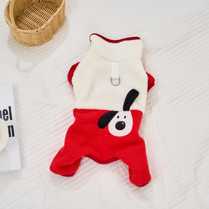 2026 नवीनतम शैलियों कार्टून कढ़ाई कुत्ते सिर भेड़ के बच्चे धातु कर्षण अंगूठी बिल्ली और कुत्ते गर्म चार पैर वाली ऊनी कोट - Product Image 5