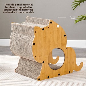 Creative Extra Large Luxury <strong>Cat</strong> Villa Corrugated Paper <strong>Cat</strong> Nest Stereo <strong>Design</strong> Wear-Resistant Pet <strong>House</strong> Furniture - Product Image 4