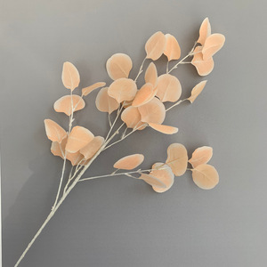 90Cm feuille de pomme artificielle Eucalyptus plantes et <span class=keywords><strong>fleurs</strong></span> pour mariage maison hôtel décoration vente en gros - Product Image 6