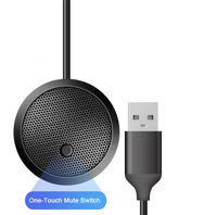 Premium Plug-and-Play USB-Tischmikrofon mit Omnidirektionaler Aufnahme für Konferenzanrufe, Laptop, Livestreaming und Videospiele