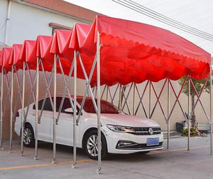 Installation facile Toit en <span class=keywords><strong>toile</strong></span> Structure en acier Auvent rétractable Garage Abri d'auto Garage de <span class=keywords><strong>voiture</strong></span> pliant - Product Image 2