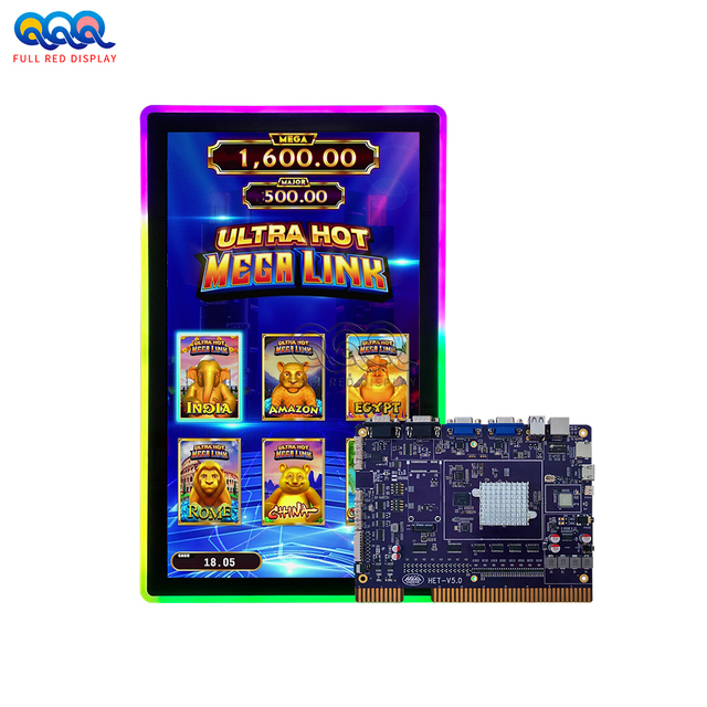 Hot Sale Vertical Arcade Game Board Mega Link 6-in-1 Multiplayer Video Skilling PCB with Touch Ideck Support