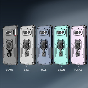 Étui de téléphone de luxe personnalisé de créateur, populaire, antichoc, en armure rigide avec anneau métallique rotatif à 360° <span class=keywords><strong>incassable</strong></span> pour Nothing 4A 5G - Product Image 6