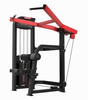 Ensemble complet de machines de musculation pour la poitrine et les épaules : Machine Butterfly et Machine Lat Pulldown pour l'entraînement professionnel en salle de sport et la musculation