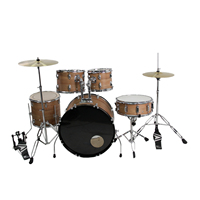 Super September Moq1 Penjualan Panas Pabrik Kustom Warna Chrome Lugs 5 Piece Drum Set Drum Profesional untuk Dijual