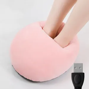 USB Electric Heating Boots Foot Warm Foot Care Treasure Warmer Shoes Winter Foot Warmer Heating Pad Heating Insoles for Feet