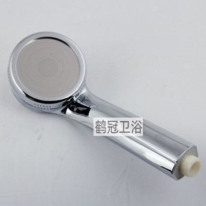 Pommeau de Douche Pluie Rond Réglable Portable avec Pulvérisateur Manuel et Amplificateur de Pression - Product Image 3
