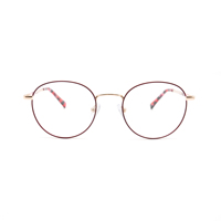 Lunettes de vue pour femmes, monture intégrale solide, monture en métal fine de qualité supérieure, pliables, résistantes aux chocs, verres en PC, pour tous les jours, mode décontractée, adultes