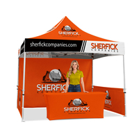 Tentes commerciales en aluminium personnalisées pour l'extérieur, tentes de marché 10x10, tentes pliantes publicitaires, gazebo pop-up 2x2m 3x3m, tente à auvent