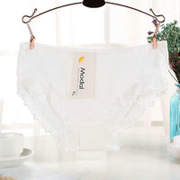 0,38 Dollar ZJR006 Caleçons en Coton pour Filles et Femmes, Couleurs Mignonnes, Vente en Gros avec Expédition Rapide