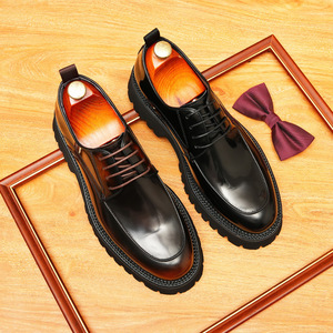 Chaussures Oxford pour hommes en cuir véritable de qualité supérieure, style italien, fabriquées à la main, bicolores, à lacets, sur mesure pour les affaires et les mariages - Product Image 5