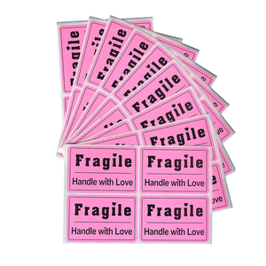 Nhà máy tùy chỉnh in ấn dễ vỡ cảnh báo giấy <span class=keywords><strong>Sticker</strong></span> nhãn - Product Image 5