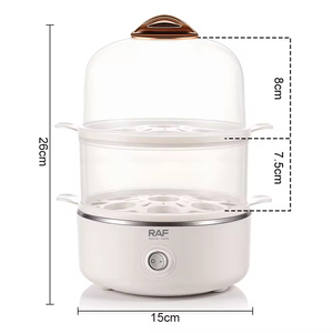 Cuiseur à œufs électrique 350W avec double plateau vertical et chauffage stable pour la cuisson quotidienne des œufs - Product Image 4