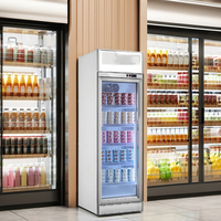 Offres Spéciales vitrine de boissons verticale à température unique armoire de refroidissement affichage multipont pour équipement de réfrigération