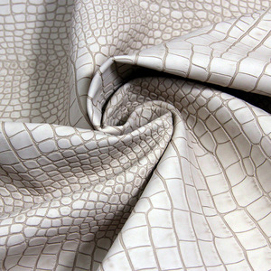 Натуральный крокодил ПВХ синтетическая виниловая кожа веганская крокодил искусственная кожа для сумок обувь - Product Image 5