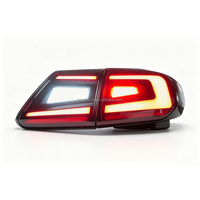Luces Traseras LED Completas para Toyota Corolla Especificación Estadounidense 2011-2013, Luces de Circulación Diurna, Luz de Freno, Luz de Reversa, Intermitentes