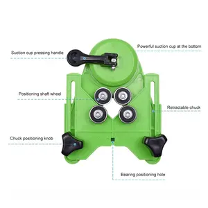4-83mm Diamond Drill Guide Punch Locator Tile Glass Openings Locator with Vacuum Base Sucker