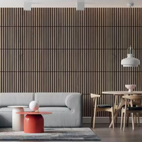 Panneaux muraux et de plafond 3D en fibre de polyester insonorisants et absorbants le son, de haute qualité, très demandés, pour la salle à manger et la maison