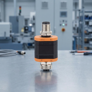 Sensore di Pressione IFM DP2402 con Alloggiamento Arancione e Connettori M12 - Product Image 3