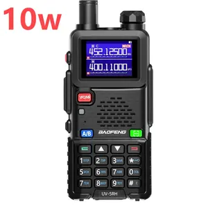 Baofeng UV 5RH 10W Full Bands Walkie Talkie Frequency Type-C Charger Upgraded UV 5R Transceiver Ham Two Way Radio