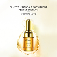 Sérum Visage Anti-Âge et Anti-Rides au Caviar, Peptides et Vitamine C Liquide Minérale Bio, Marque Blanche, Contre les Cernes, Pour Tous Types de Peau