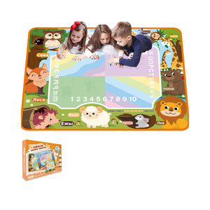 OUYI Montessori papan gambar air ajaib alas mewarnai pendidikan Doodle Set Desain Rusia untuk anak perempuan - Product Image 1