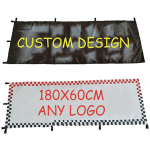 Promozione 2025 nuovo prodotto a buon mercato di alta qualità impermeabile 100% poliestere doppio lato pubblicità 180x60cm bandiere Nobori personalizzate - Product Image 2