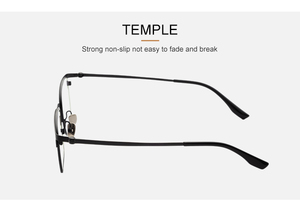 Gọng kính Titan bền chắc, kiểu vuông, bán khung Titan dành cho kính mắt thời trang, kính thuốc theo toa, in logo tùy chỉnh - Product Image 4